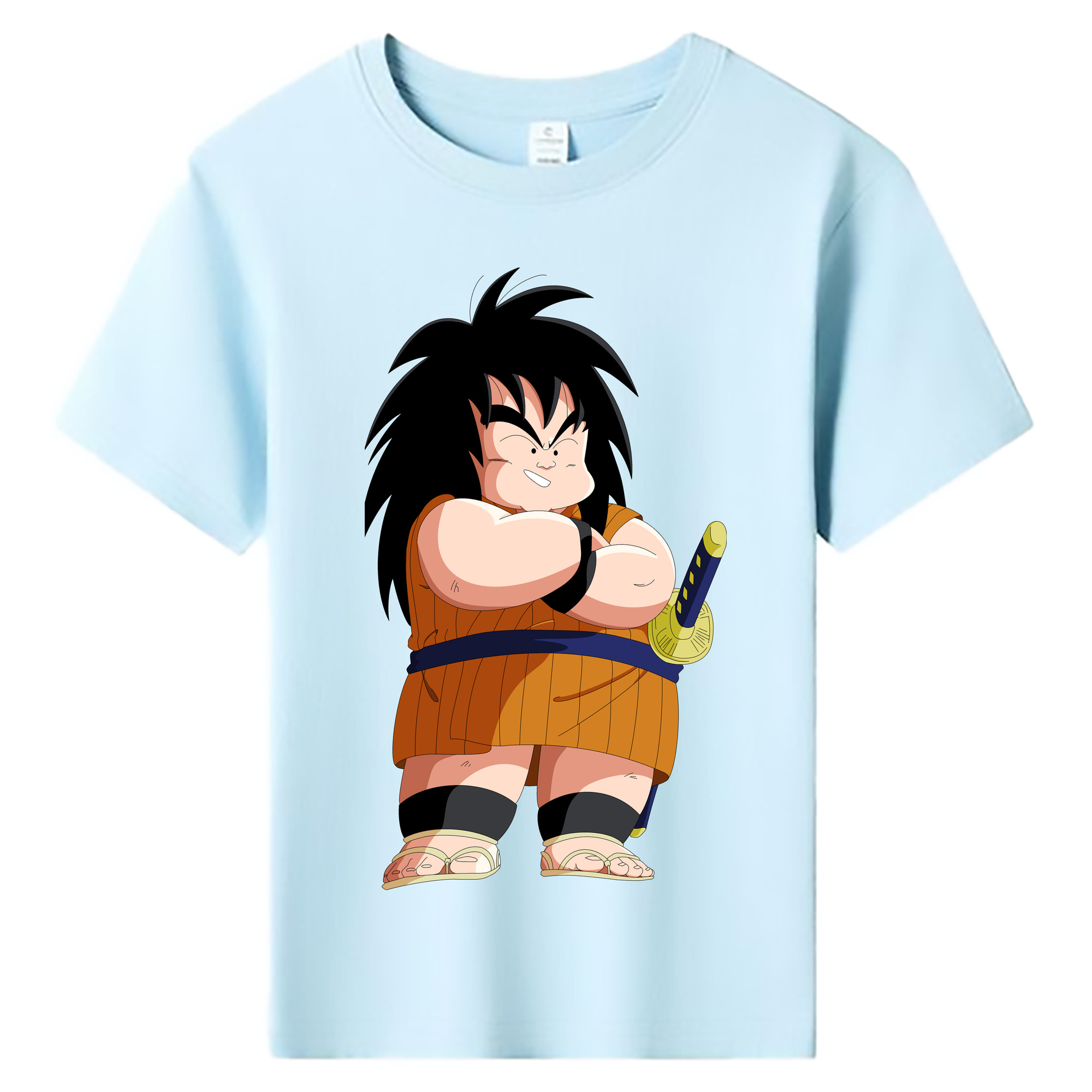 （画像用） ドラゴンボール やじろべえ DRAGON BALL Yajirobe 綿100％キッズTシャツ（フロントプリント）